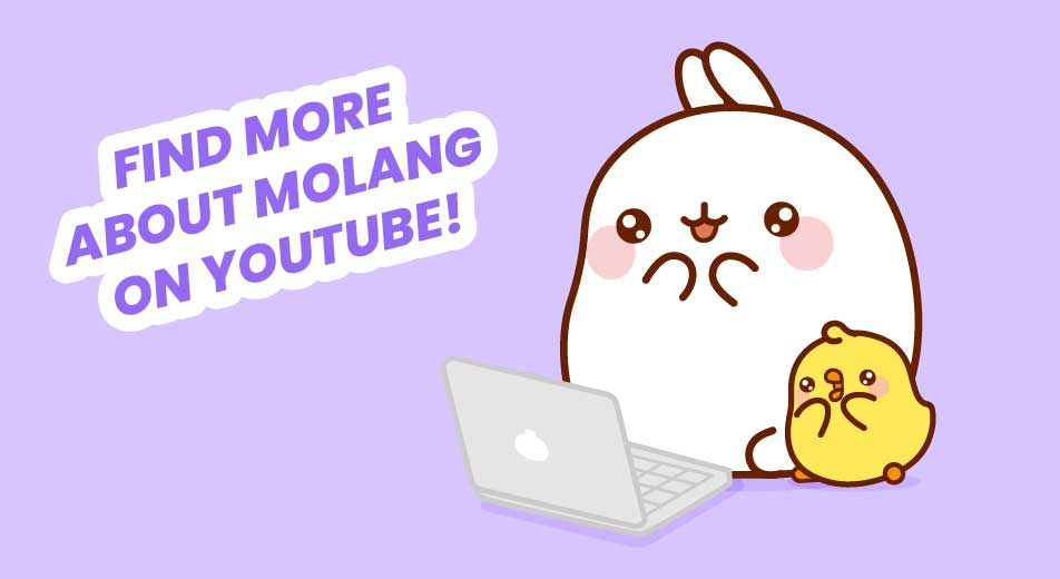 Découvrez les chaînes YouTube de Molang !