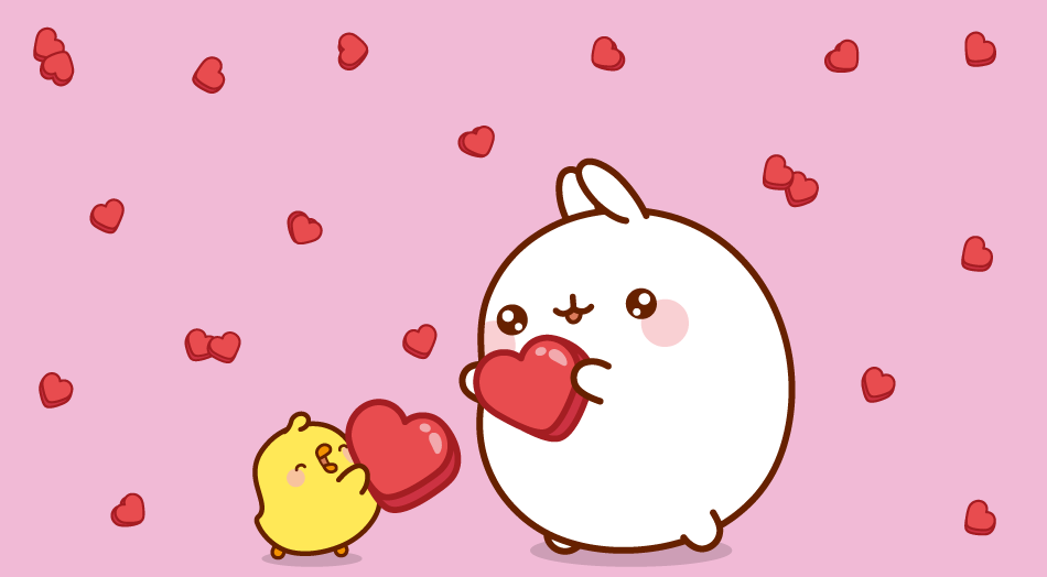 Valentine's Day with Molang & Piu Piu: all year round!