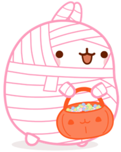 En cuisine avec Molang - Recette Cookie Halloween