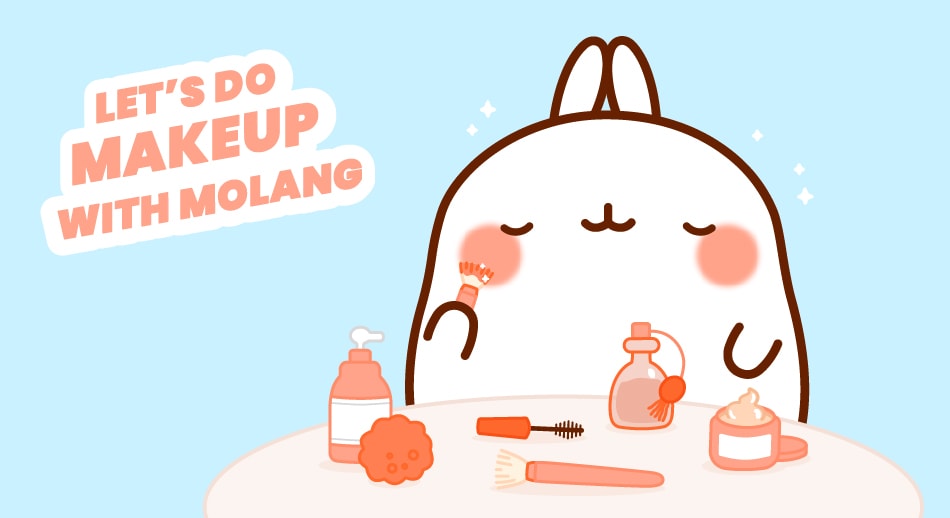 Let's do makeup with Molang!