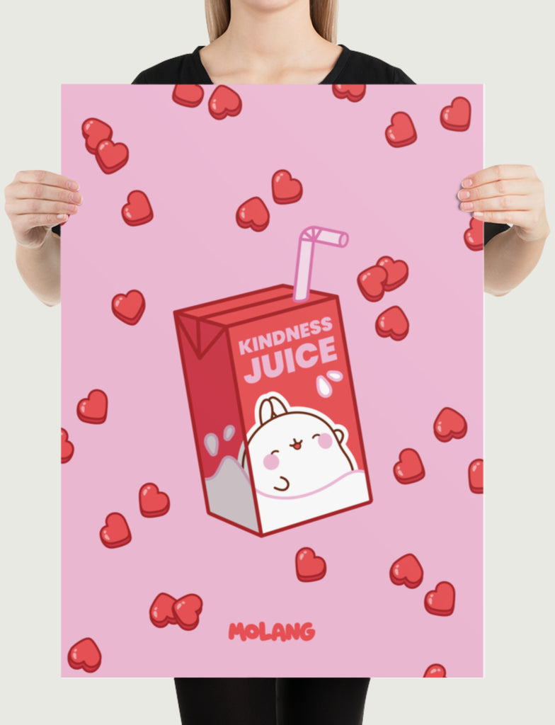 Molang Poster – Kindness Juice