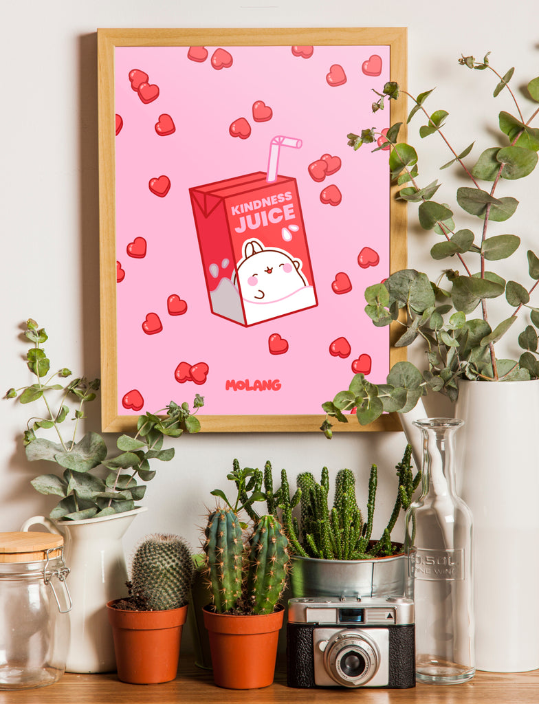 Molang Poster – Kindness Juice