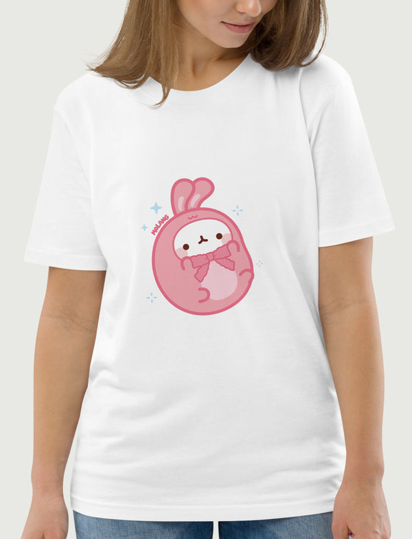 Pink rabbit T-shirt of Molang