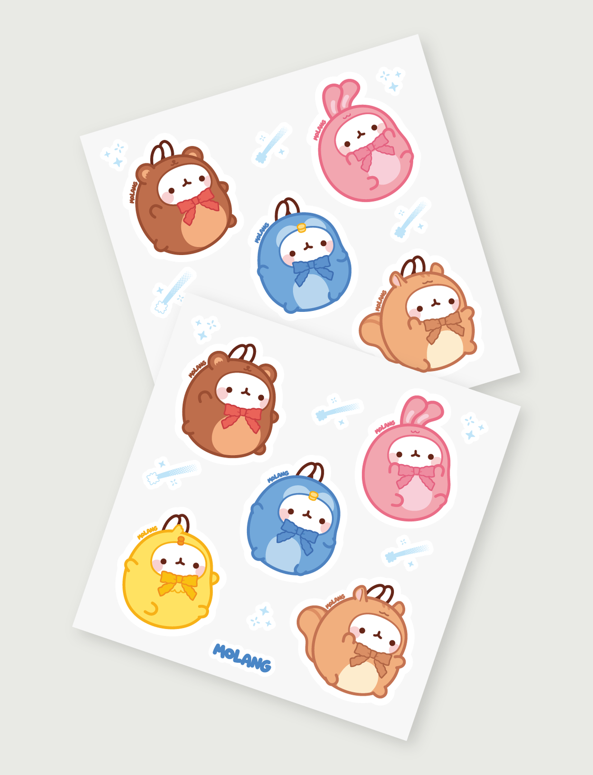 Molang retailer Sticker Petit Decal Mini Book