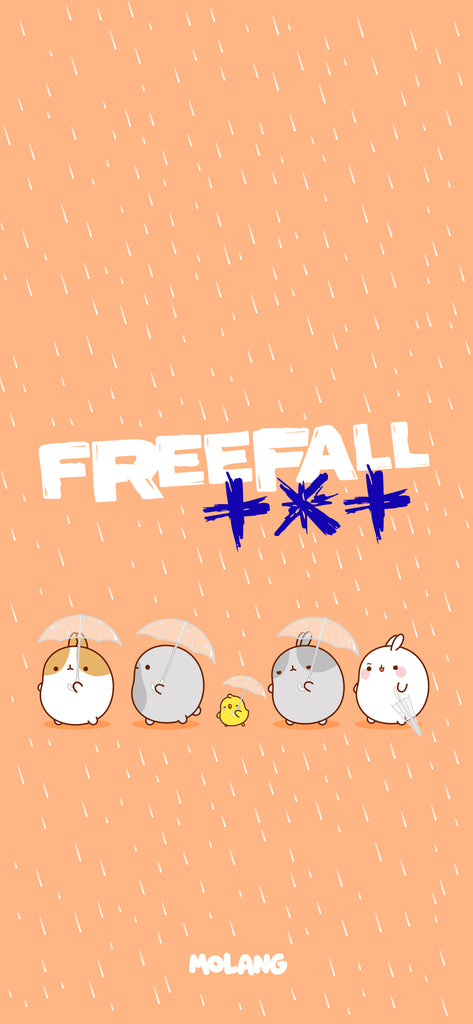 Fond d'écran K-Pop Molang : fond d'écran TXT Freefall pour téléphone