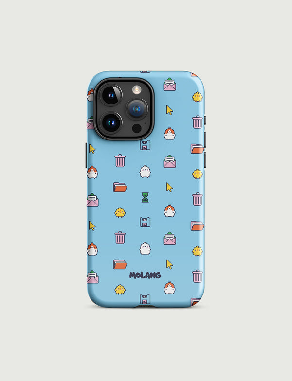Molang Retro Icons iPhone Case