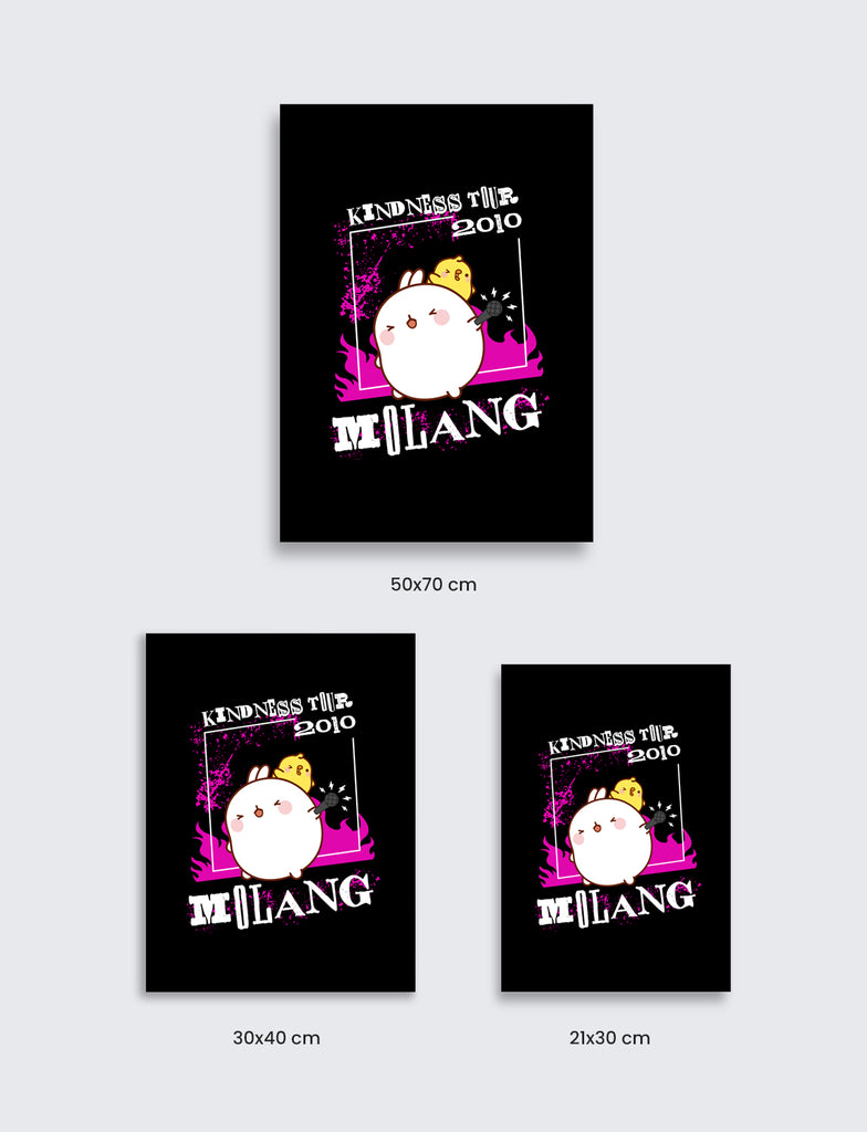 Molang rock posters - Molang Kindness Tour