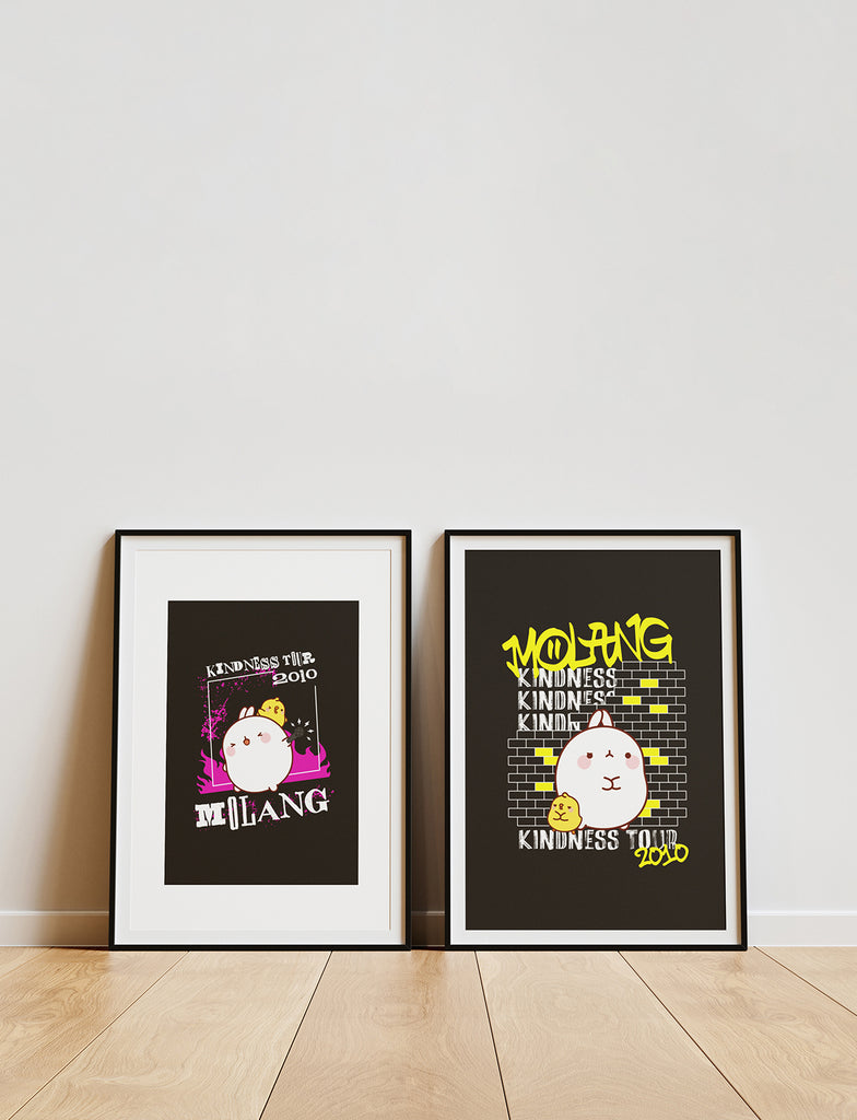 Affiche de rock Molang