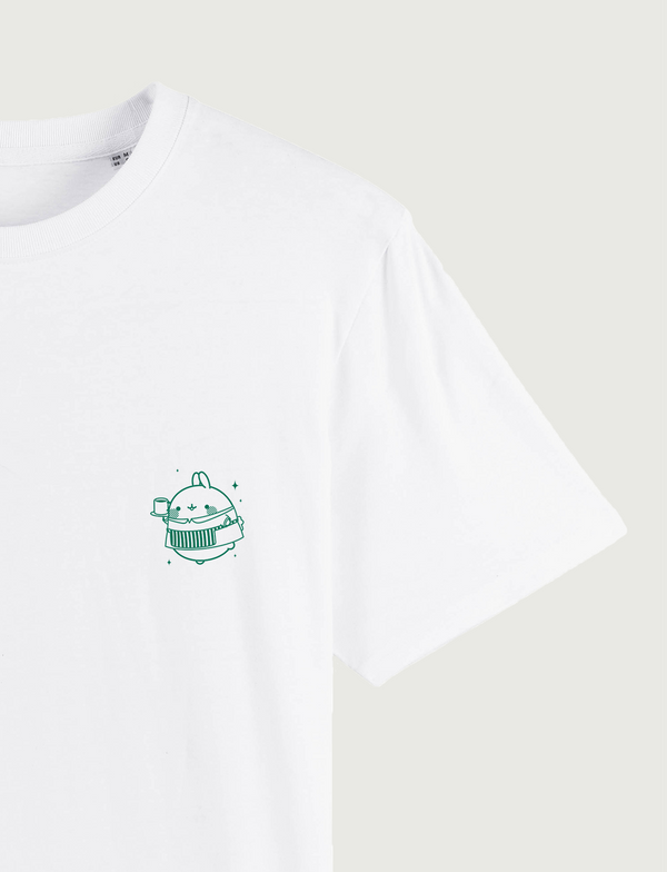 Green Diner T-shirt of Molang