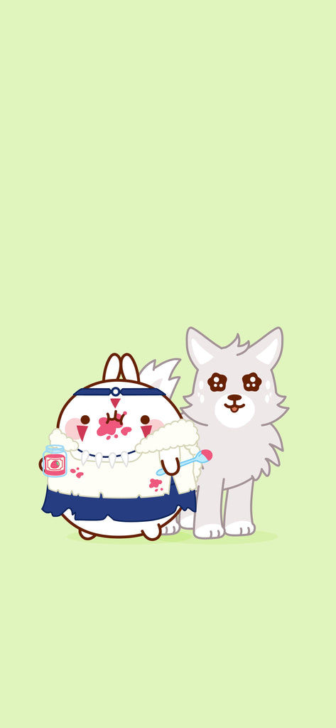 Fond d'écran kawaii Princesse Mononoké Molang