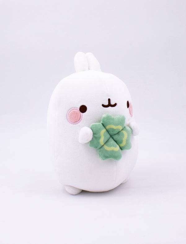 Cute plush Molang from the Cloverleaf collection