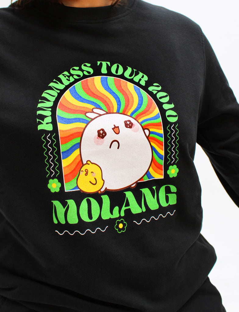 Sweat kawaii Molang - Seventies Kindness Tour