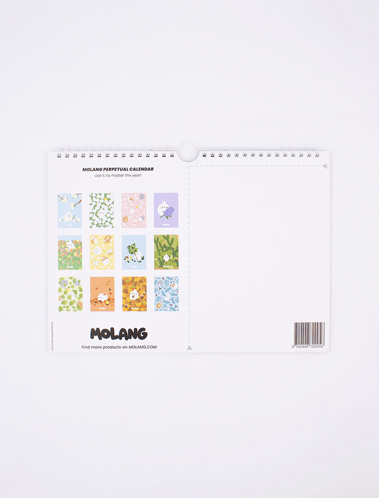 Molang Perpetual Calendar - Plant Lover theme