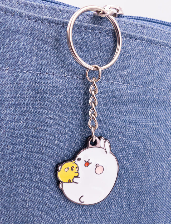 Cute keychain Molang and Piu Piu. 