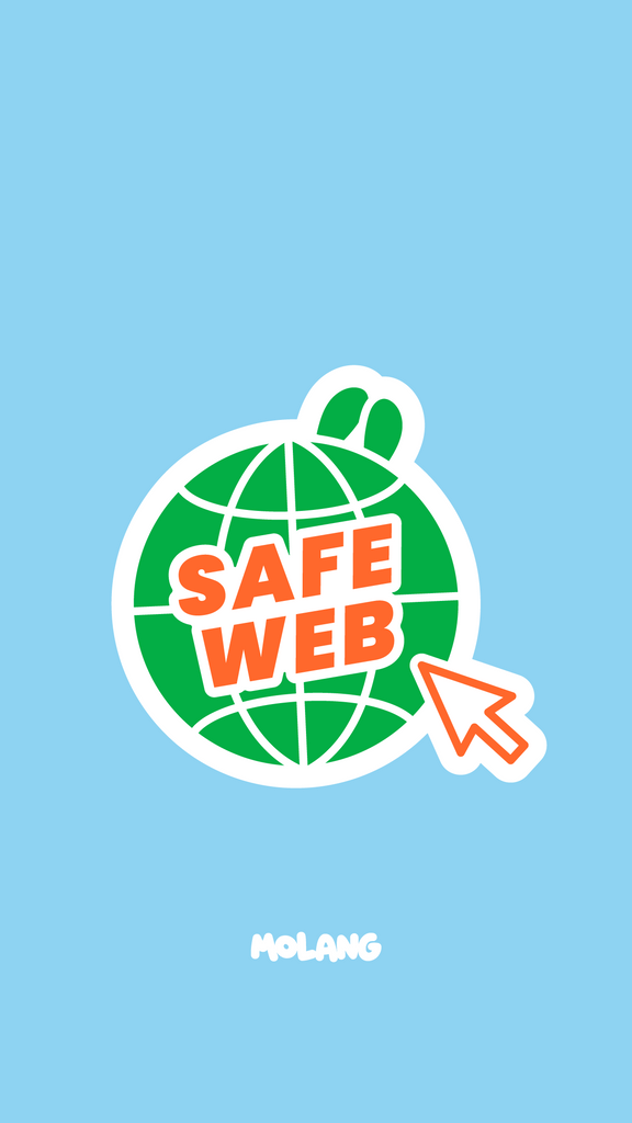 Molang kawaii background: safe web wallpaper for phone