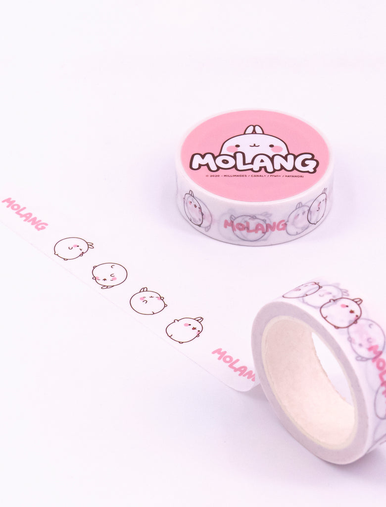 A cute Molang Happy Mood Masking Tape.