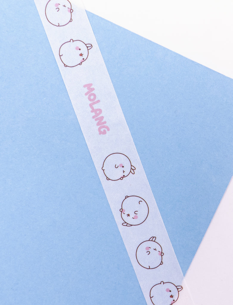 A cute Molang Happy Mood Masking Tape.