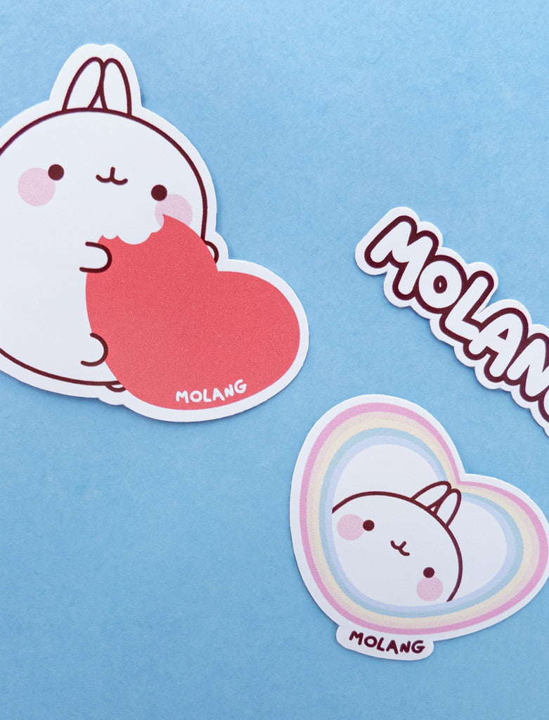 Pack of stickers of our cute bunny Molang.