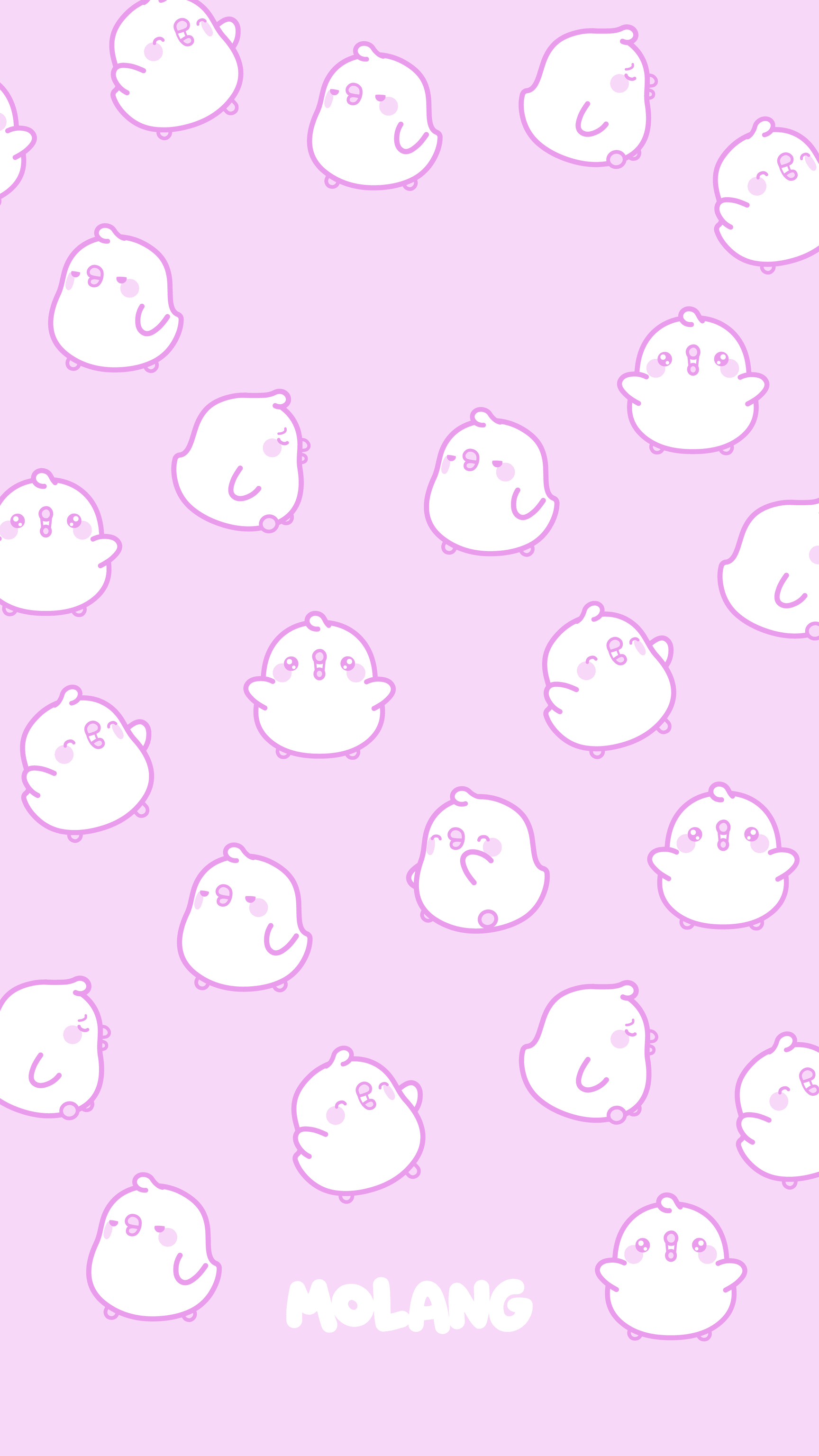 Molang Pattern Wallpapers Discover The Piu Piu Wallpaper Of Molang