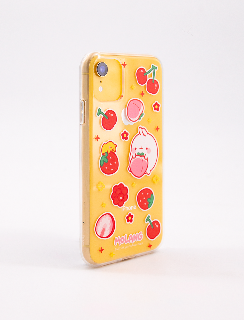 Molang Red Fruits Soft Phone case